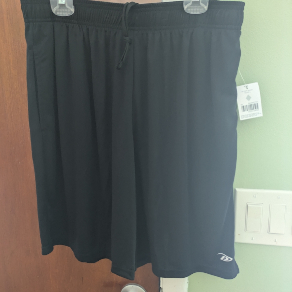 Black Athletic Men's Shorts